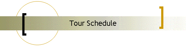 Tour Schedule